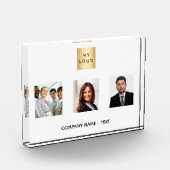 Foto team business logo merkkleur (Links)