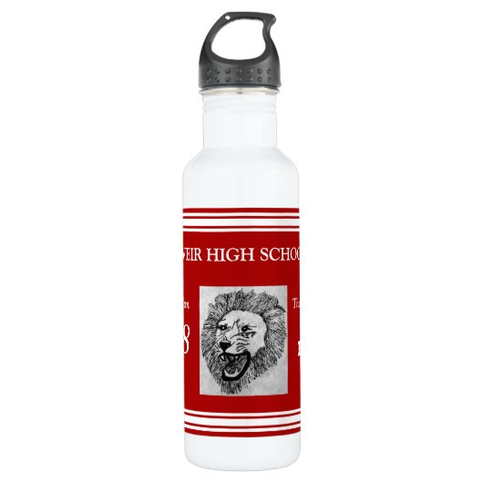 Foto-, tekst- en kleurenflessen Reunion Water Waterfles (Voorkant)