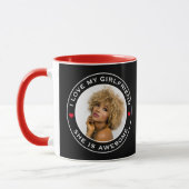 Foto Tekst Hart Ik Hou Van Mijn Geweldige Vriendin Mok (Links)