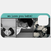 Foto Tekst sjabloon Telefoon Case iPhone Persoonli (Achterkant (horizontaal))