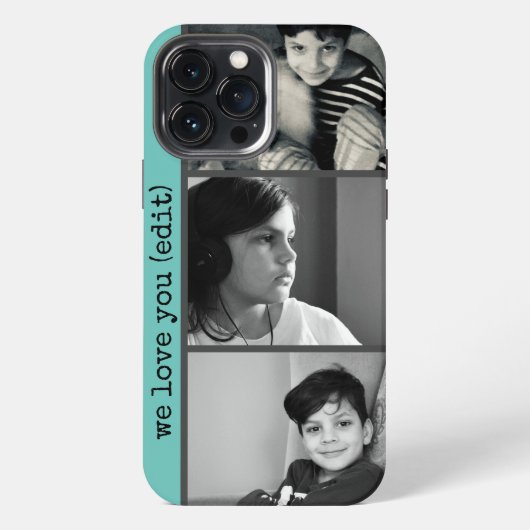 foto tekst sjabloon telefoonhoes iphone persoonlij hoesje (Achterkant)