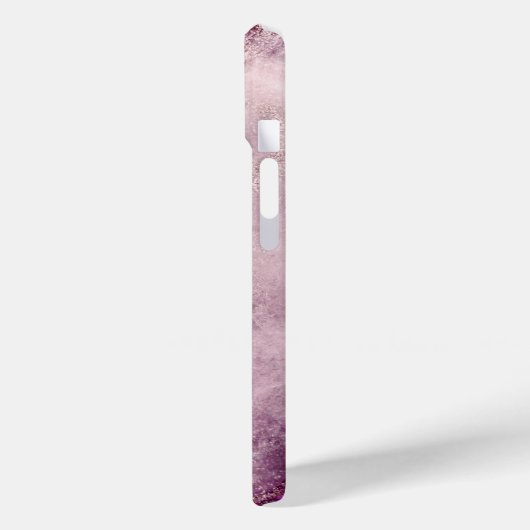      Foto & tekst toevoegen Elegante Klasse Paarse Case-Mate iPhone Case (Achterkant / Links)