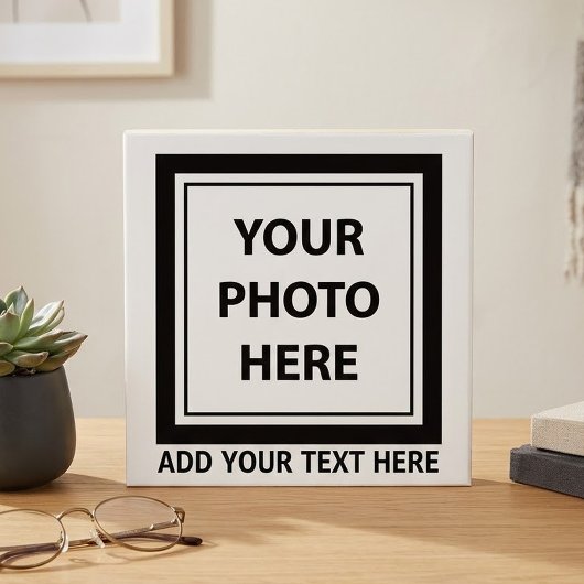 Foto & tekst uploaden – Aanpassen Afdruk