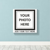 Foto & tekst uploaden – Aanpassen Canvas Afdruk (Insitu (Houten vloer))