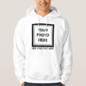 Foto & tekst uploaden – Aanpassen Hoodie (Voorkant)