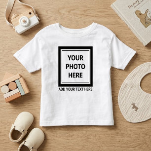 Foto & tekst uploaden – Aanpassen Kinder Shirts