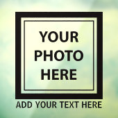 Foto & tekst uploaden – Aanpassen Raamsticker (Vel 3)