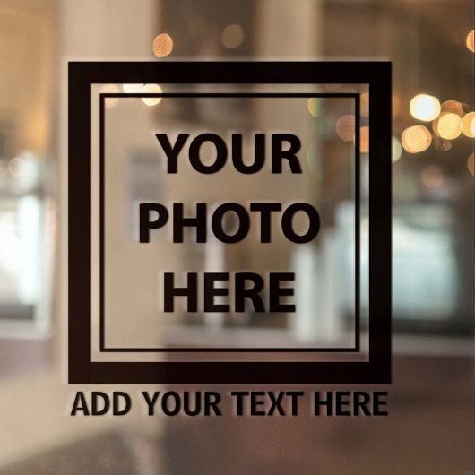 Foto & tekst uploaden – Aanpassen Raamsticker