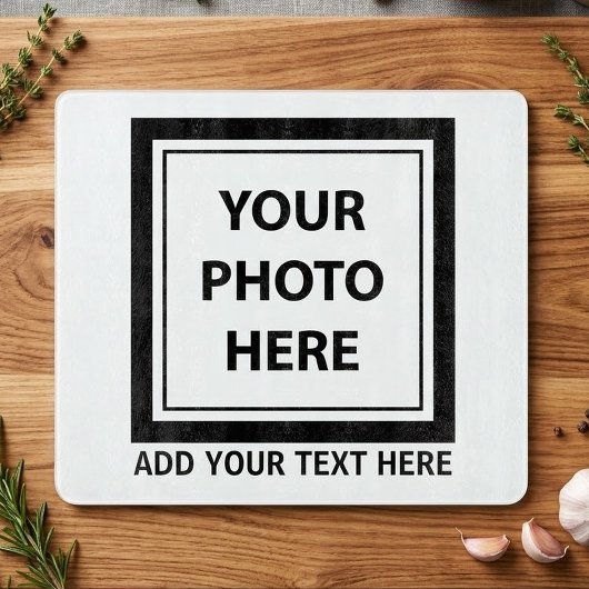 Foto & tekst uploaden – Aanpassen Snijplank