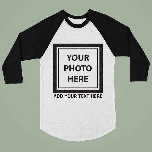 Foto & tekst uploaden – Aanpassen T-shirt
