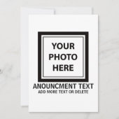 Foto & tekst uploaden – eenvoudig aanpassen aankondiging (Voorkant)