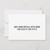 Foto & tekst uploaden – eenvoudig save the date (Achterkant)