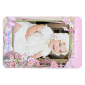 FOTO-TEMPLATE Baby Baptismebevestiging op maat Magneet (Horizontaal)