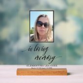 Foto Ter liefdevolle herinnering Acryl Bord (Neutraal)