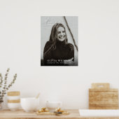 Foto ter nagedachtenis viering van het leven rouwa poster (Keuken)
