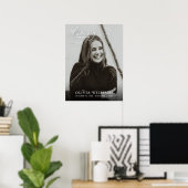 Foto ter nagedachtenis viering van het leven rouwa poster (Thuiskantoor)