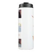 Foto terracotta afstuderen script modern elegant thermosbeker (Voorkant)