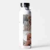 Foto terracotta afstuderen script modern elegant waterfles (Links)