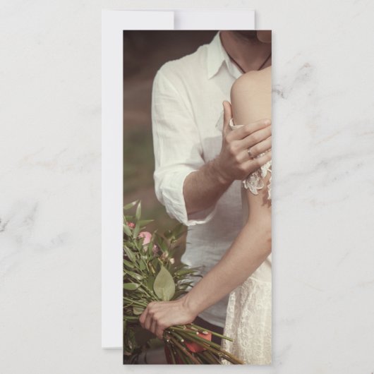 Foto: Terracotta Arch Modern Weddenschap (Achterkant)