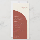 Foto: Terracotta Arch Modern Weddenschap (Voorkant)