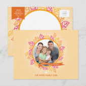 FOTO THANKSGIVING POSTCARD: winter folio 1 Feestdagenkaart (Voorkant / Achterkant)