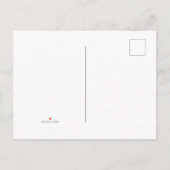 Foto: The Big Day Personalized Save the Date Aankondigingskaart (Achterkant)