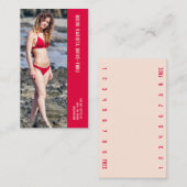 Foto: Tidepool Bikini Barista Double Number Coffee Klantenkaartje (Voorkant / Achterkant)