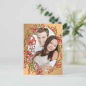 Foto Tiger Lilies Save the Date Briefkaart (Staand voorkant)