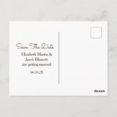 Foto Tiger Lilies Save the Date Briefkaart (Achterkant)