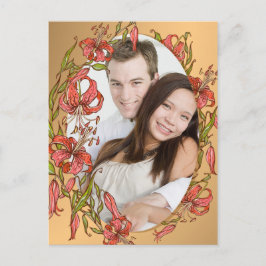 Foto Tiger Lilies Save the Date Briefkaart