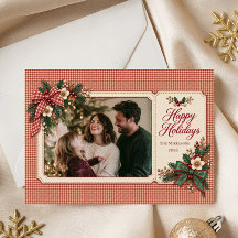 Foto Tijdloos Erfgoed Gingham Kerstmis