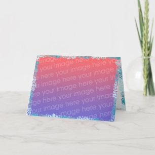 Foto toevoegen aan Blue Spots en Sparkles Lijst Ka Kaart
