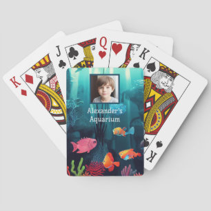 Foto toevoegen aan Exotic Fish Tank Aquarium Pokerkaarten