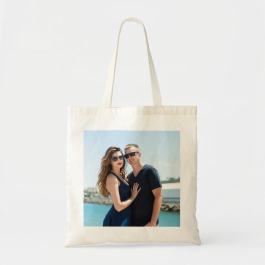 FOTO TOEVOEGEN AAN TAS, PERSONALISEREN TOTE BAG (Voorkant)