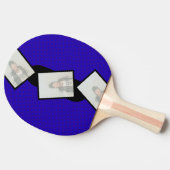 Foto toevoegen Blue Ping Pong Paddle Tafeltennisbatje (Zijkant)