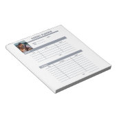 Foto toevoegen Budget Planner Notitieblok (Schuin)