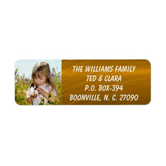 FOTO TOEVOEGEN* ETIKET (Voorkant)