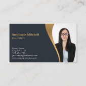 Foto toevoegen Foto toevoegen sjabloon makelaar Visitekaartje (Voorkant)