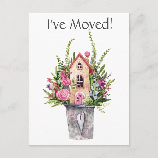 Foto toevoegen Ik heb Waterverf Sprookjesachtig Br Briefkaart (Voorkant)