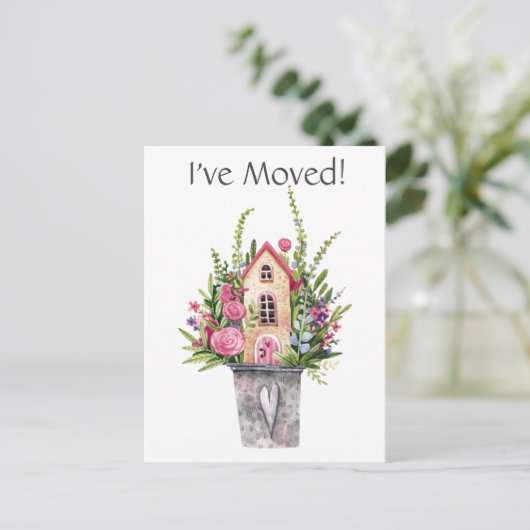 Foto toevoegen Ik heb Waterverf Sprookjesachtig Br Briefkaart (Staand voorkant)