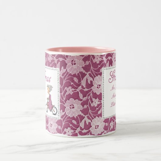 FOTO TOEVOEGEN IN LIJST-MOK TWEEKLEURIGE KOFFIEMOK (Center)