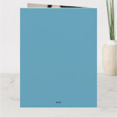 Foto toevoegen Merry Christmas Folded Wenskaart Kaart (Achterkant)