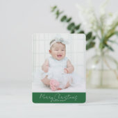 Foto toevoegen Merry Christmas Kaarten met Tree De (Staand voorkant)