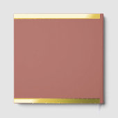 Foto toevoegen Modern Wedding Folie gastenboek (Achterkant)