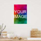 Foto toevoegen Moderne eenvoudige Sjabloon geperso Poster (Keuken)