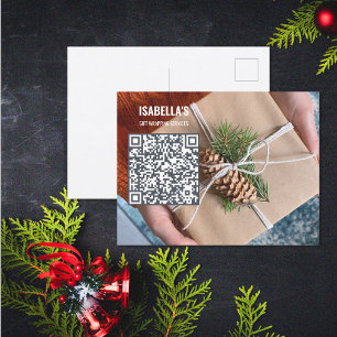 Foto toevoegen QR-code Zakelijke ansichtkaart Briefkaart