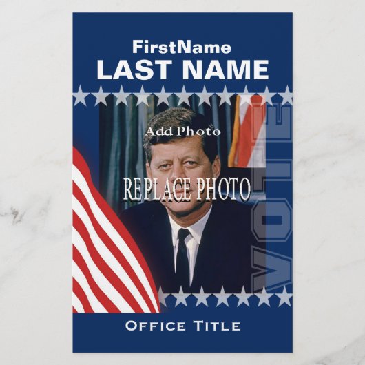 Foto toevoegen | Sjabloon Aangepaste campagne Flyer (Voorkant)