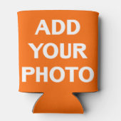 Foto toevoegen, speciaal Gepersonaliseerd Blikjeskoeler (Achterkant)