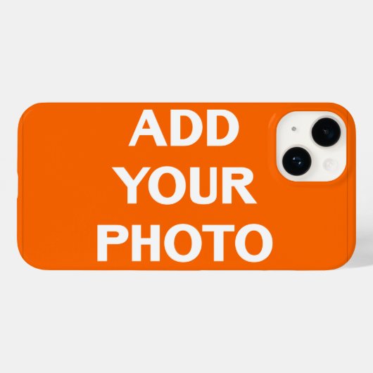 Foto toevoegen, speciaal Gepersonaliseerd Case-Mate iPhone Case (Achterkant (horizontaal))