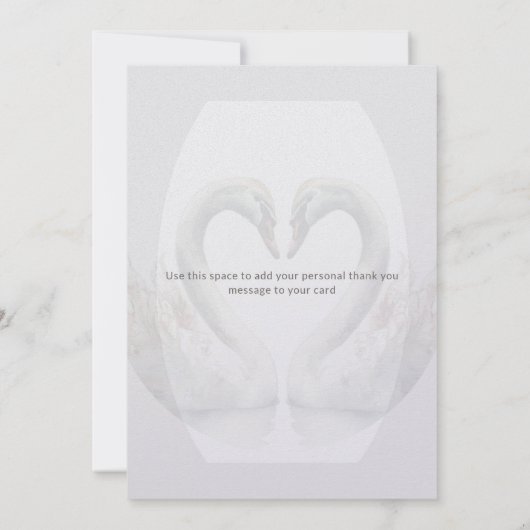 Foto toevoegen Trouwbedankkaart Bedankkaart (Achterkant)